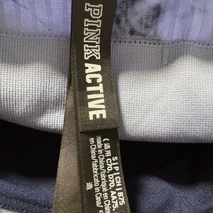 Victoria's Secret Pink Active Crop Top - Black and White